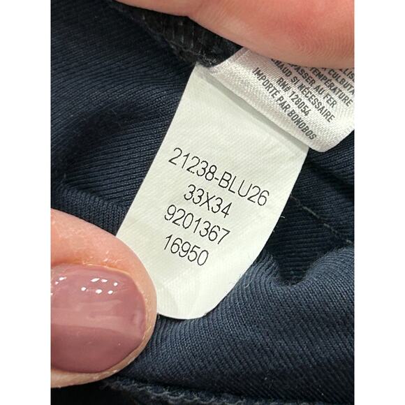 Bonobos Men's Navy Blue Slim Fit Flat Front Maide Golf Chino Pant Size 33/34 - Picture 8 of 10